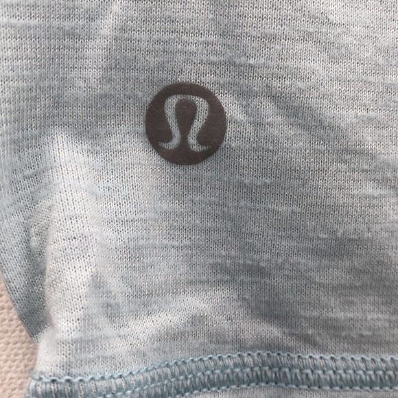 Lululemon Womens Blue Built In Bra Strappy Back Pullover Athletic Tank Top Sz 2 - Picture 5 of 7